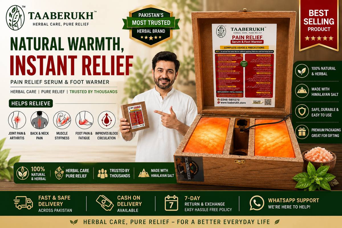 Pain Relief Foot Warmer & Serum